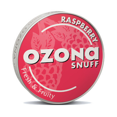 Ozona Raspberry Snuff Fresh & Fruity 10x5g